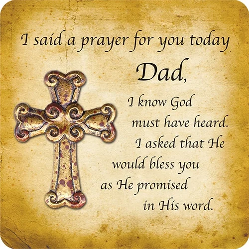 I Said A Prayer For You Today Dad Cross Magnet