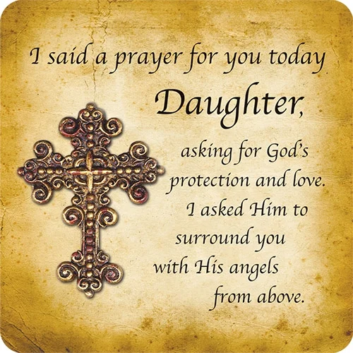 I Said A Prayer For You Today Daughter Cross Magnet