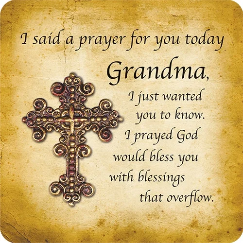I Said A Prayer For You Today Grandma Cross Magnet