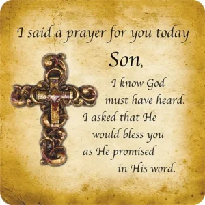 I Said A Prayer For You Today Son Cross Magnet
