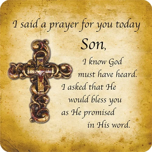 I Said A Prayer For You Today Son Cross Magnet
