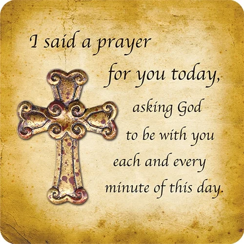I Said A Prayer For You Today Cross Magnet