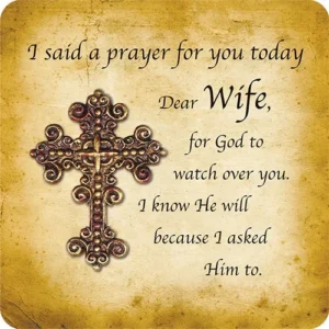 I Said A Prayer For You Today Wife Cross Magnet
