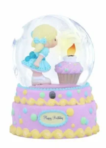 Precious Moments - Happy Birthday 100mm Musical Water Globe