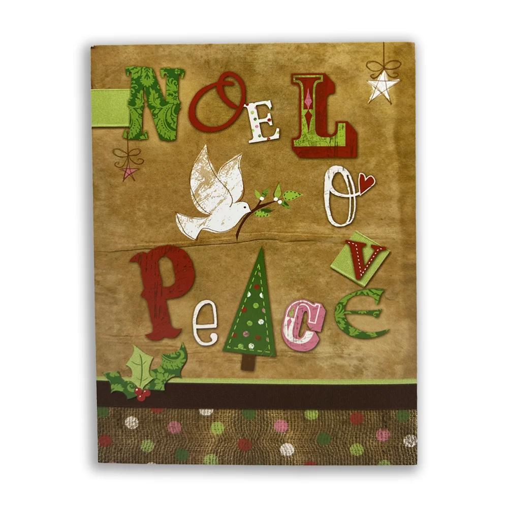 Noel, Love, Peace Christmas Cards (Pack of 25)