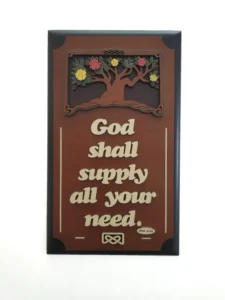 Wall Plaque - God Shall Supply All Your Need