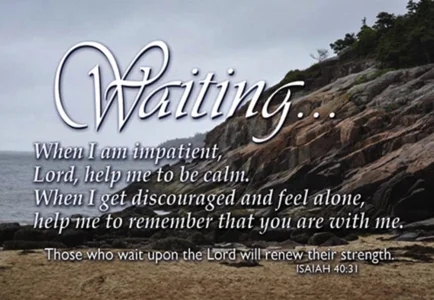 Waiting Pass-it-On Pocket Card
