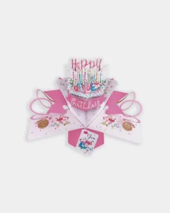 The Leprosy Mission - Birthday Cake Pop-Up Card