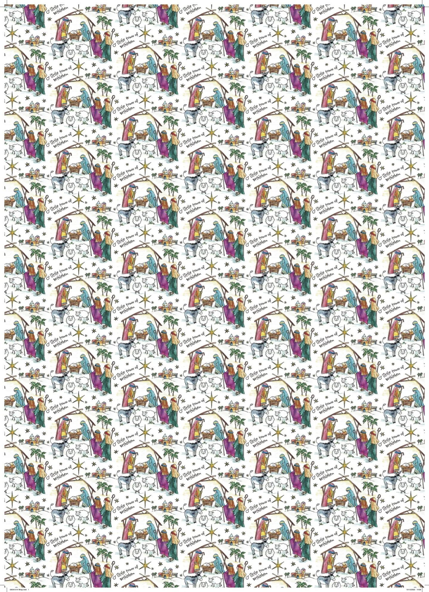 O' Little Town Gift Wrap