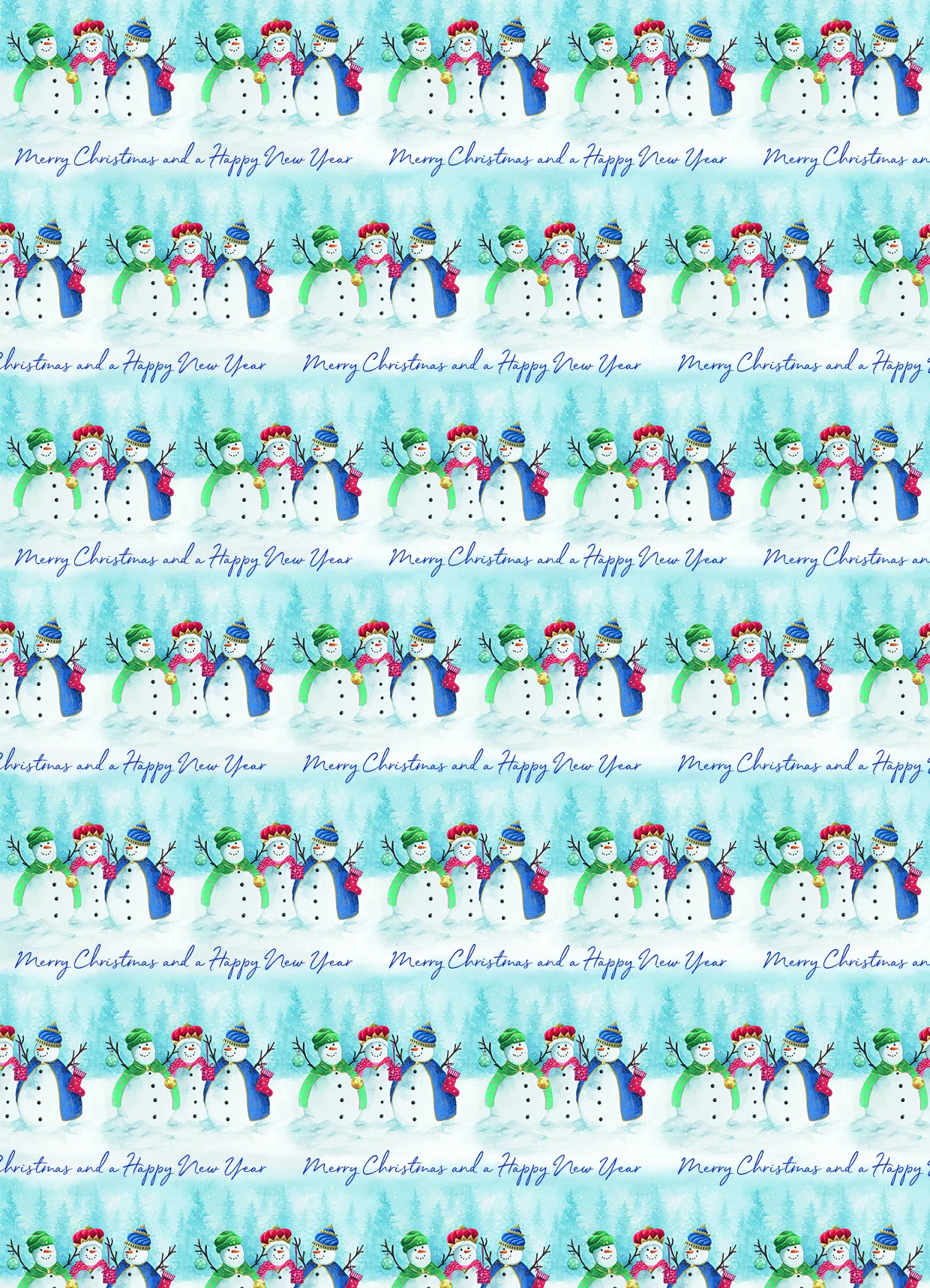 Snowkings and Candlelight Gift Wrap