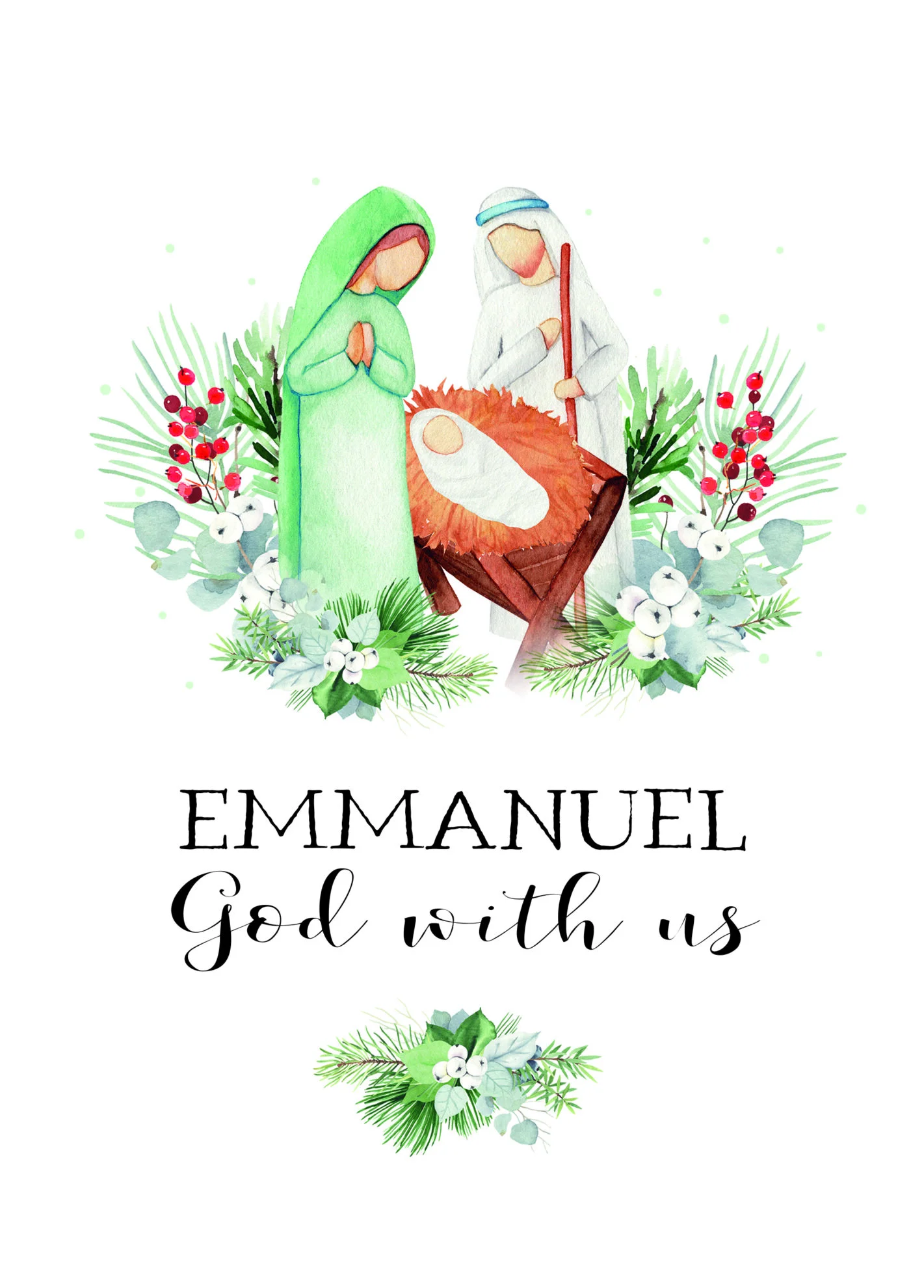 TLM - Emmanuel Christmas Cards (Pack of 10)
