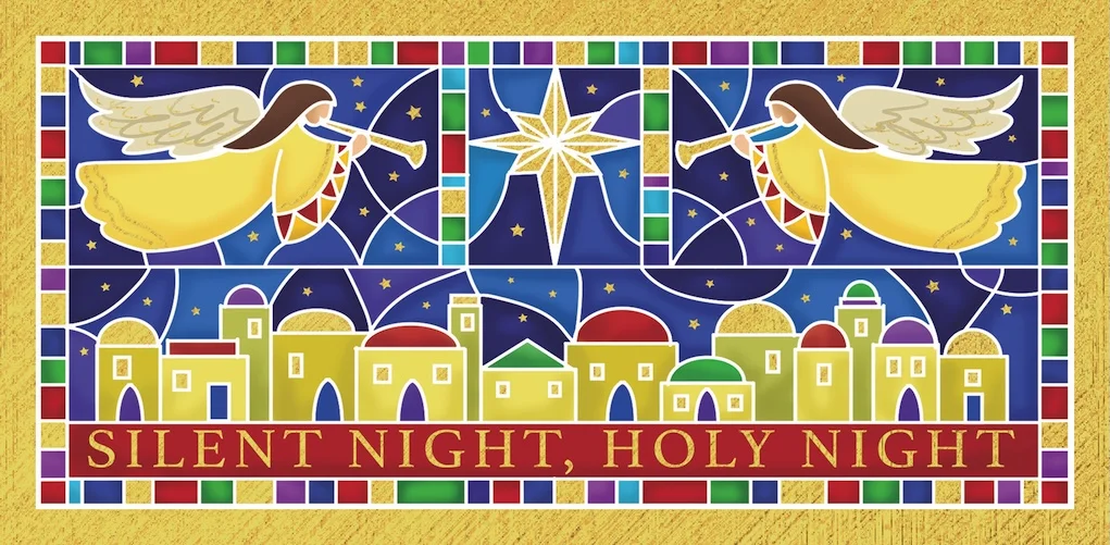 TLM - Angels over Bethlehem Christmas Cards (Pack of 10)