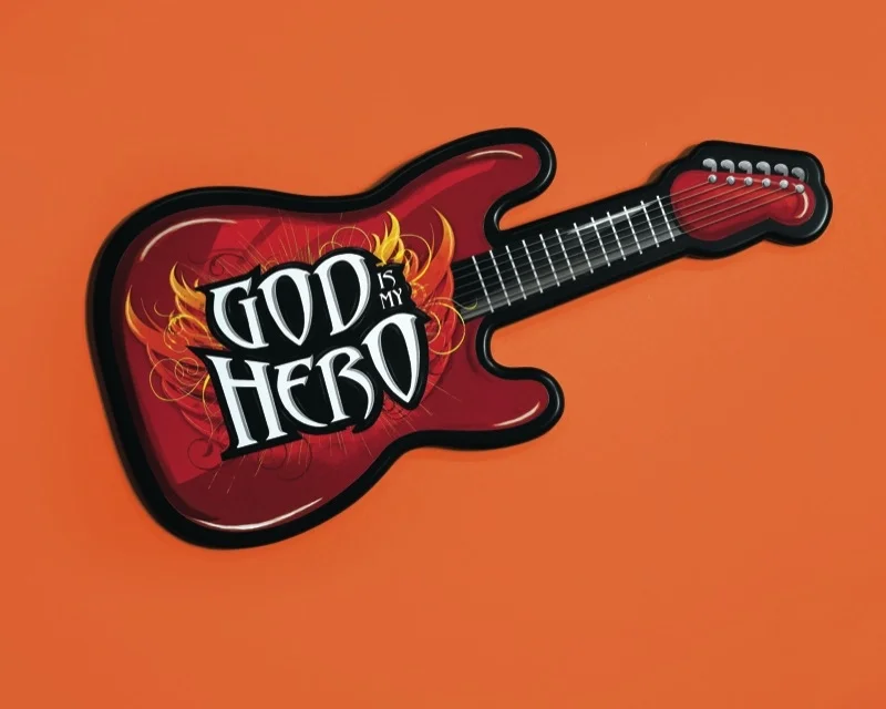 "God is My Hero" Plaque