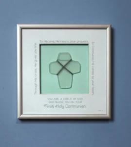 1st Communion Shadow Vision Plaque