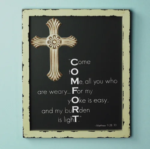 Word Comfort Plaque