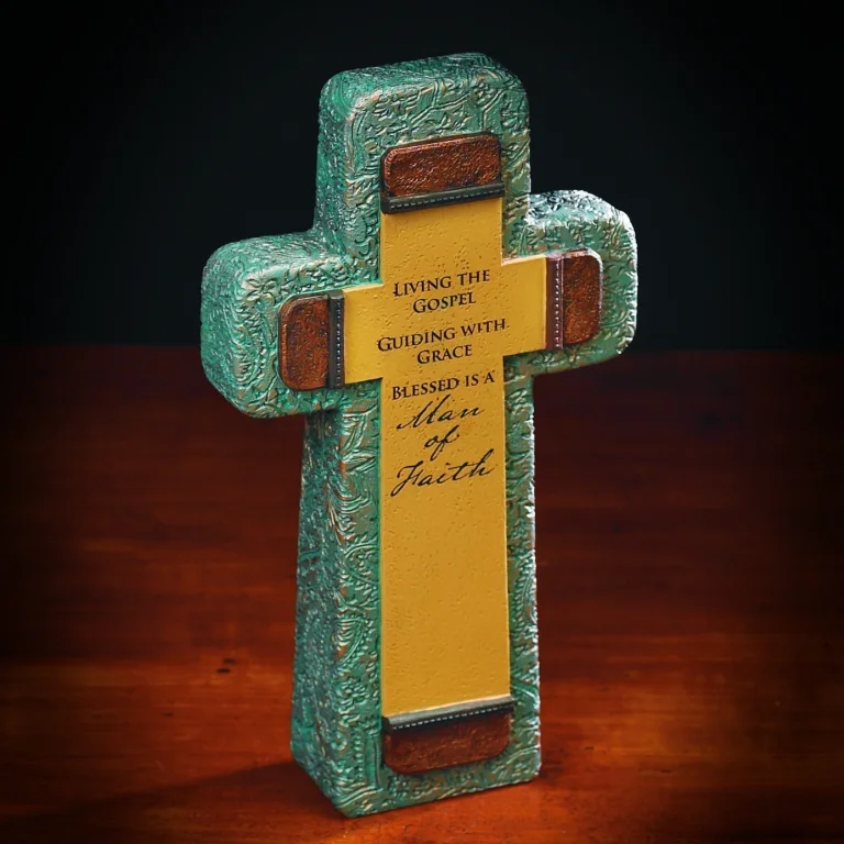 Abbey Man of Faith Cross