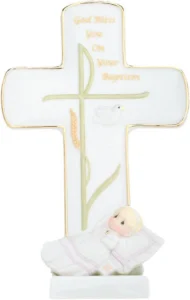 Precious Moments - Girl Baptism Cross