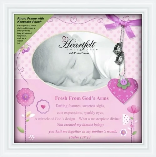 Baby Girl Keepsake Frame
