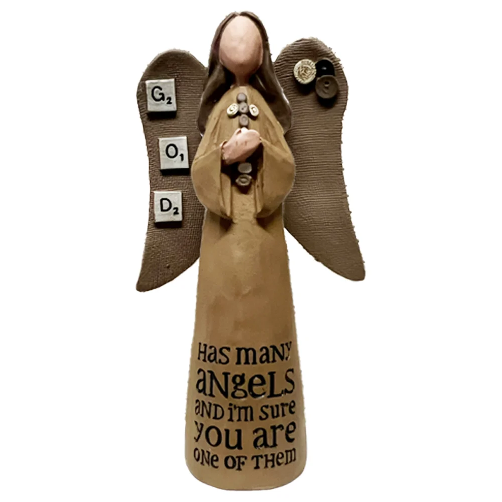 God Has Many Angels Small Standing Angel