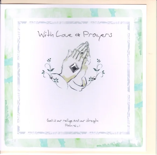 Potty Mouse With Love and Prayers Greetings Card