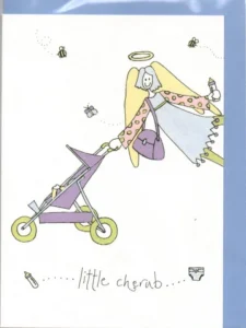 Little Cherub - Greetings Card