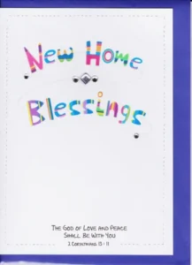 Potty Mouse New Home Blessings Greetings Card