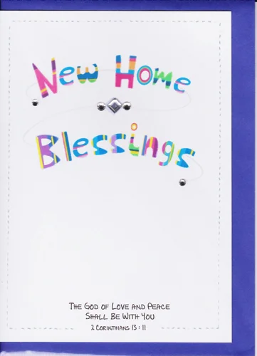 Potty Mouse New Home Blessings Greetings Card