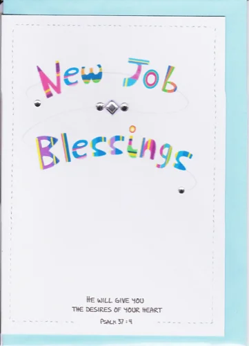 Potty Mouse New Job Blessings Greetings Card