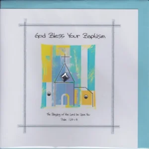 Potty Mouse God Bless Your Baptism Greetings Card