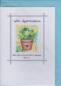 Potty Mouse With Appreciation  Greetings Card