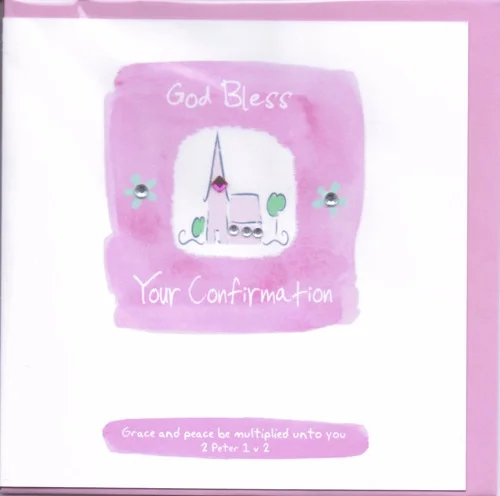 POTTY MOUSE - BABY GIRLS CHRISTENING GREETINGS CARD