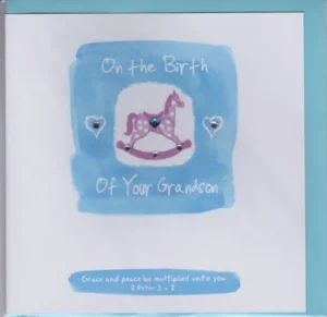 Potty Mouse - On the Birth of Your Grandson Greetings Card