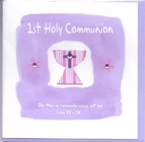 POTTY MOUSE - 1ST HOLY COMMUNION GREETINGS CARD