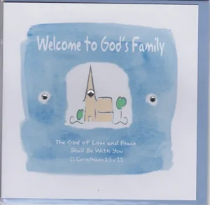 Potty Mouse - Welcome to God's Family Greetings Card