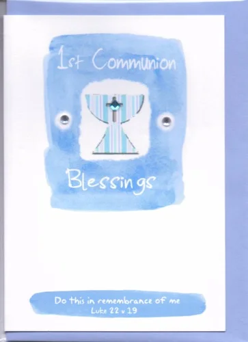 POTTY MOUSE - 1ST COMMUNION BLESSINGS GREETINGS CARD