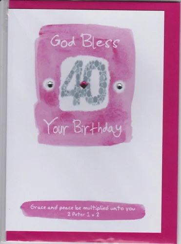Potty Mouse - Happy Birthday 40th Greetings Card
