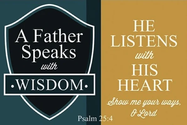 A Father Speaks Pass-it-On Pocket Card
