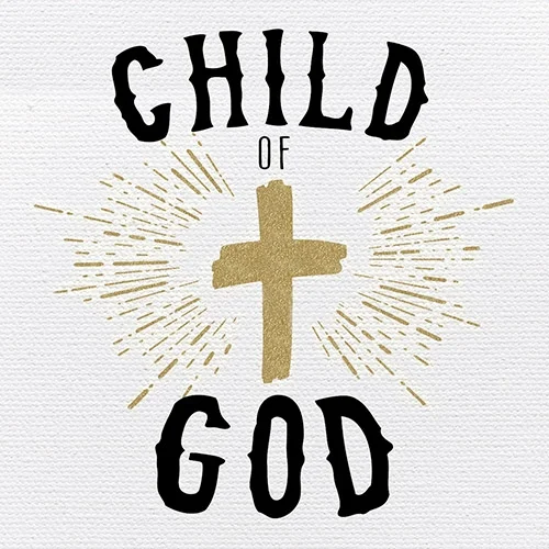 Heart of Gold Child of God Tabletop Plaque