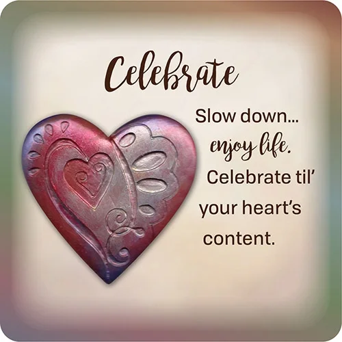 Celebrate Heart Magnet