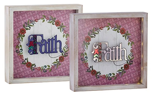 Faith 8" Square Light Box