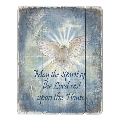 Wooden Pallet Sign 12" x 15" - May Spirit of Lord