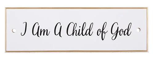 Child of God - Ceramic Wall Plaque
