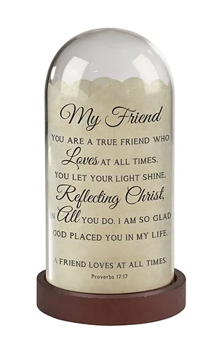 Friend - Proverbs 17:17 - 4" x 8" Tabletop