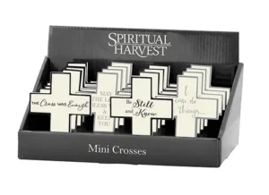 Mini Wooden Crosses (Assorted Pack of 12)