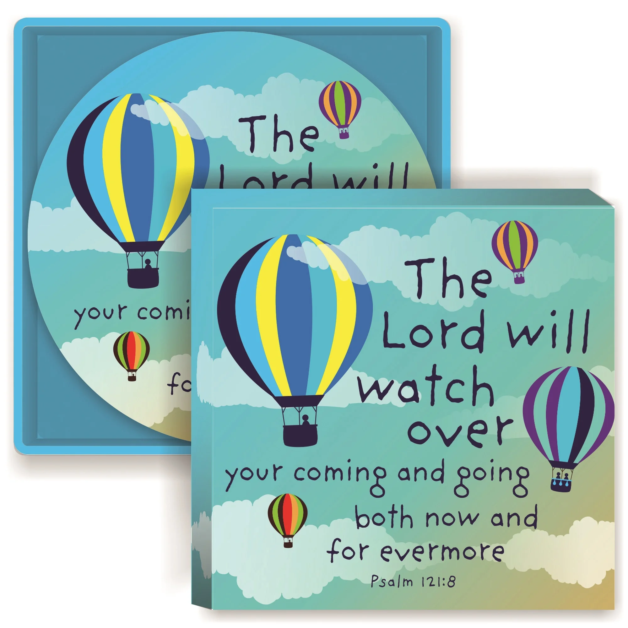 The Lord Will Watch Ceramic Coasters In Box