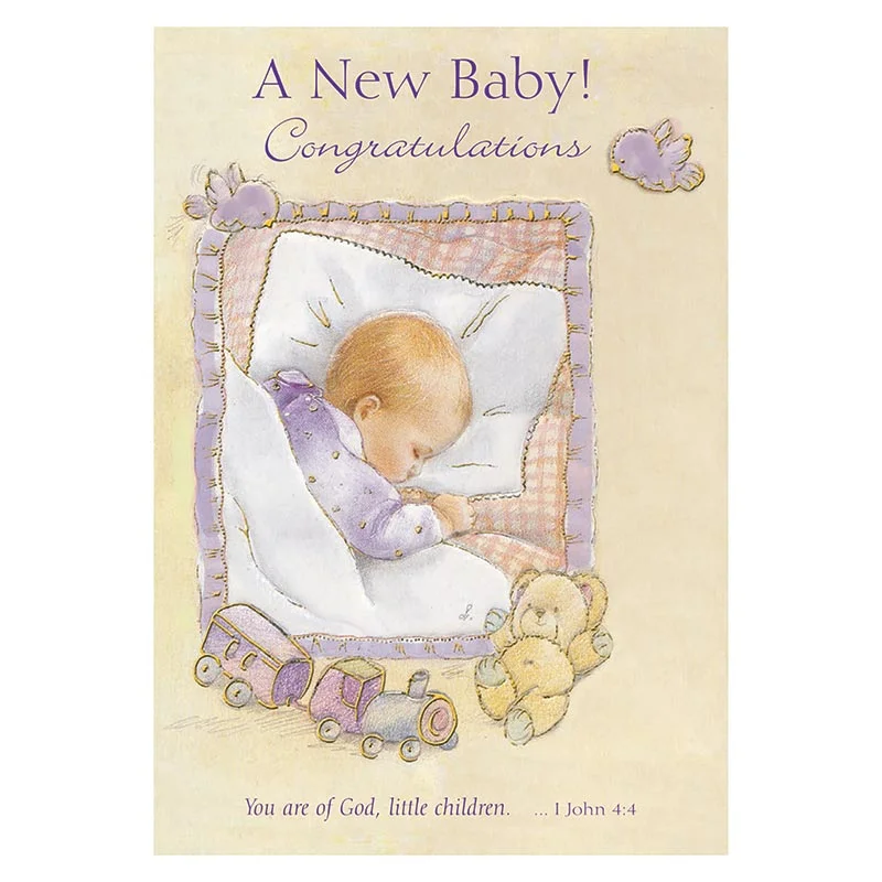 Birth Congratulations Greetings Card