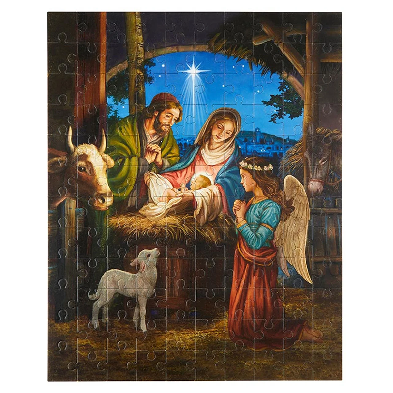 120-pc Holy Family Nativity Puzzle