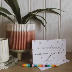 Jeremiah 29:11 All The Best In Your New Job Greetings Card