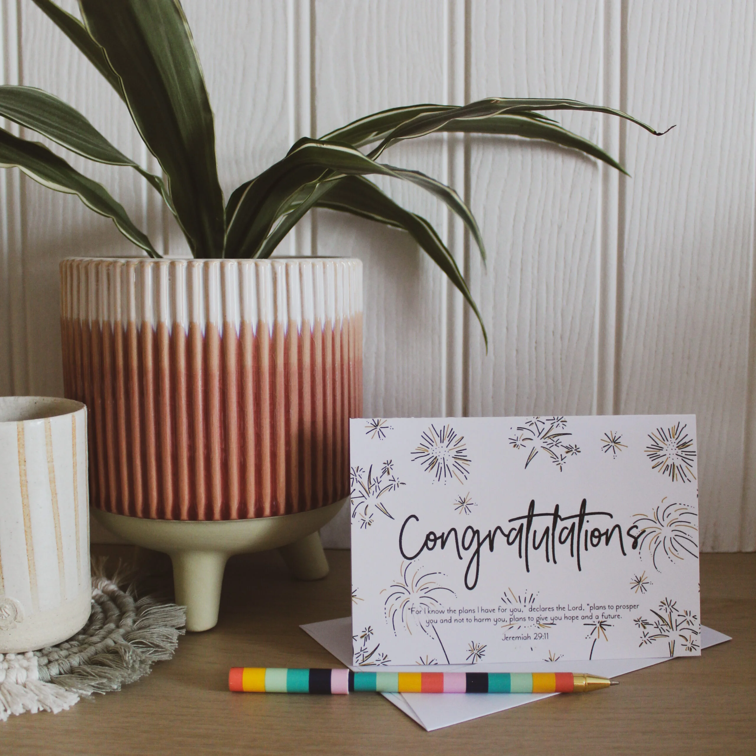Jeremiah 29:11 Congratulations Greetings Card