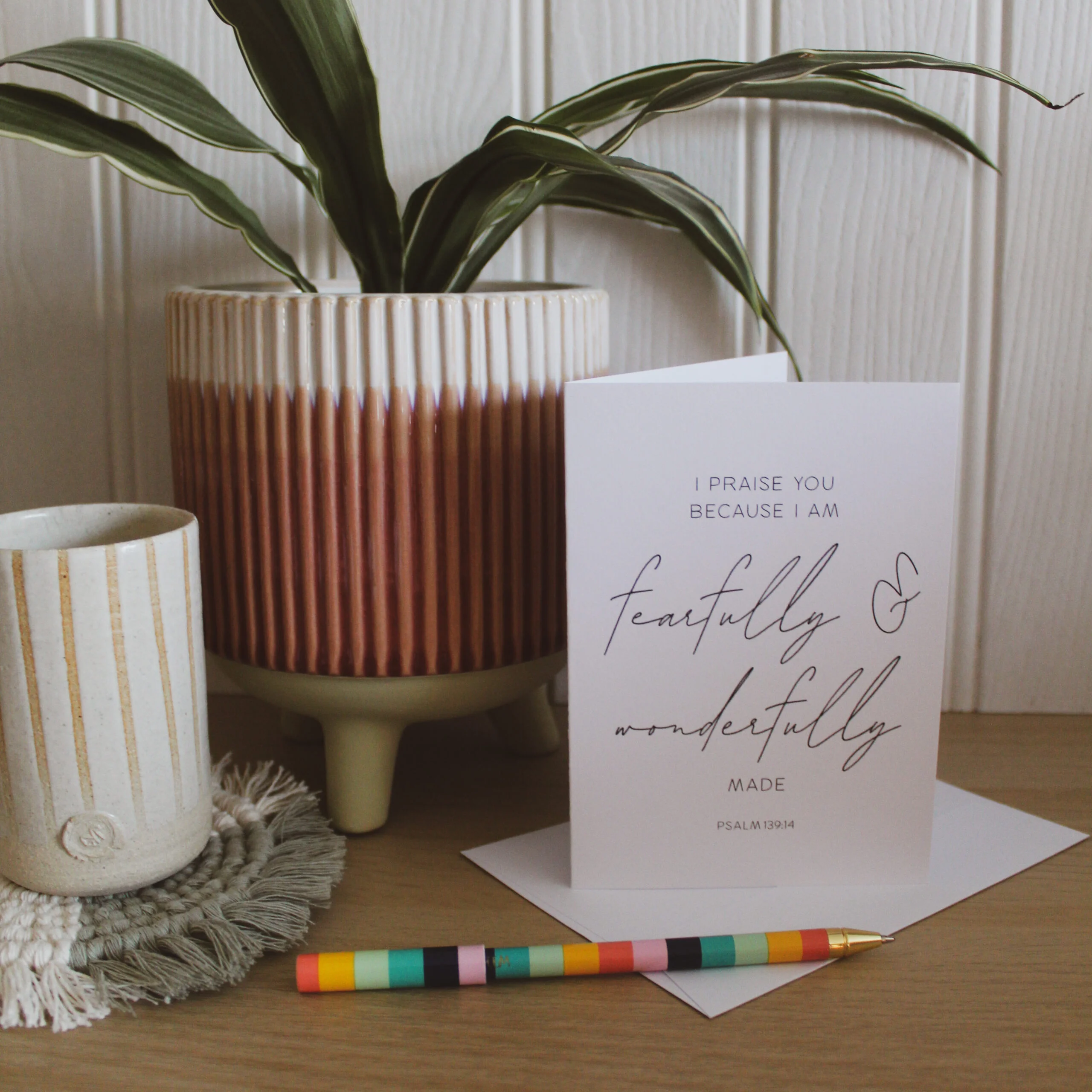 Psalm 139:14  Greetings Card